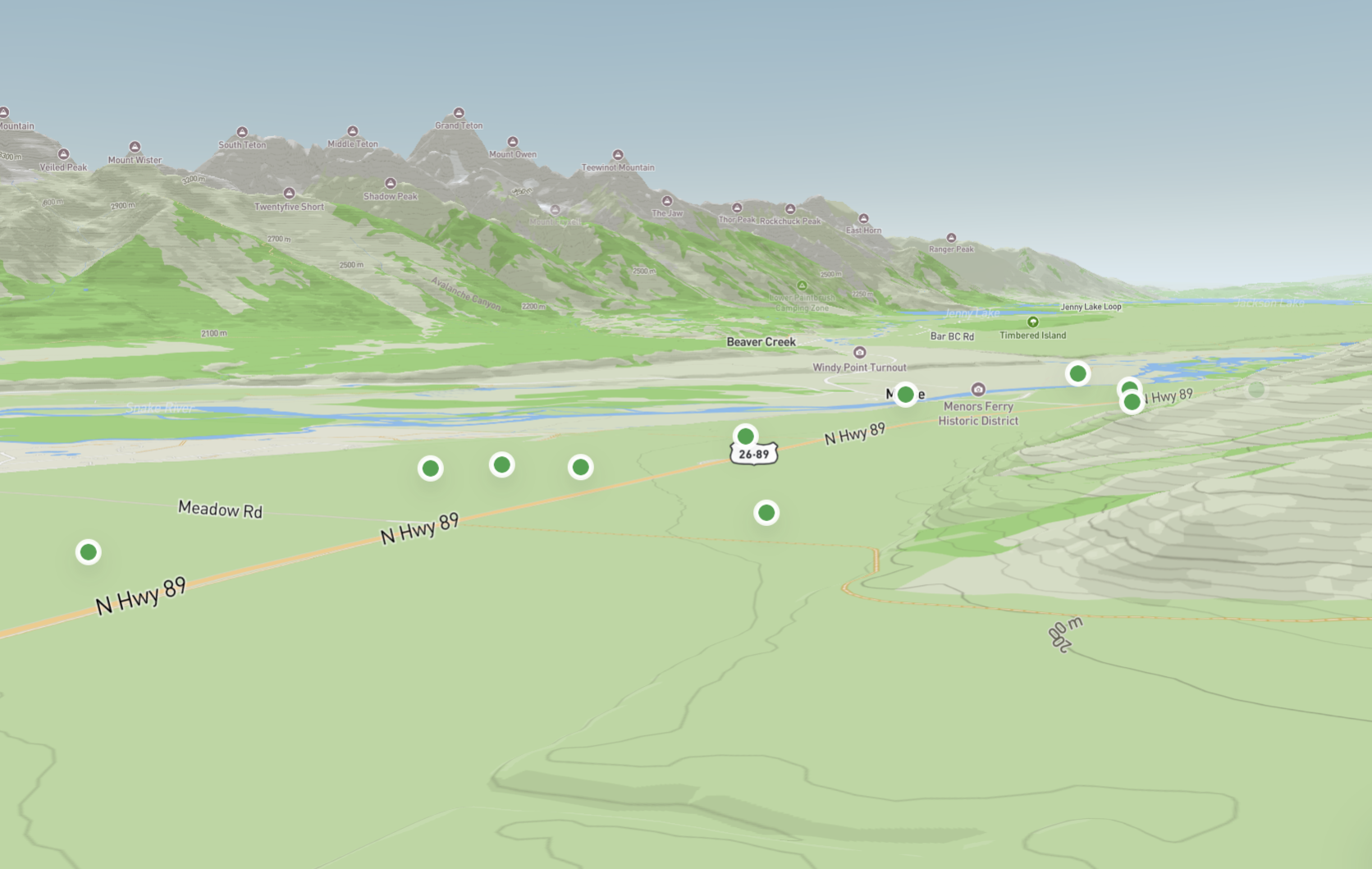 Desktop preview of the Where The Wild Beasts Roam wildlife map
